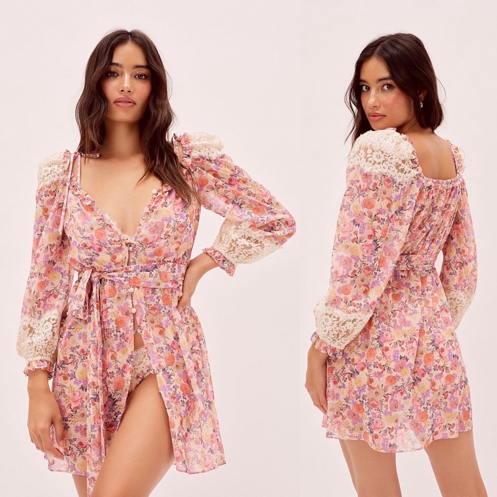 For Love And Lemons Gardenia Robe
